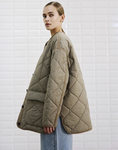 With Black - WBLSandy Quilted Jakke - Light Falcon